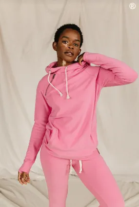 Ampersand Avenue - Doublehood Sweatshirt - Pink Tulip