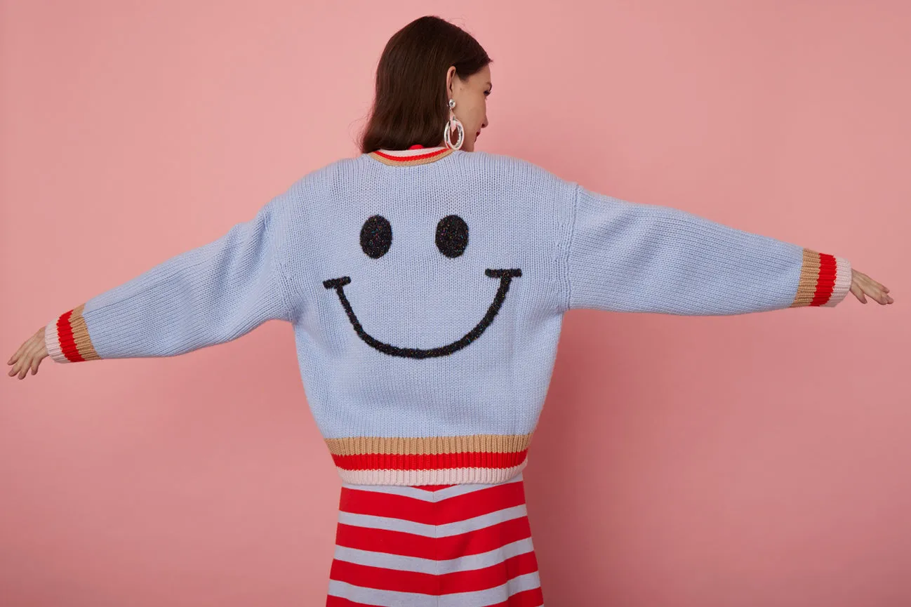 Arctic Smiley Cardigan