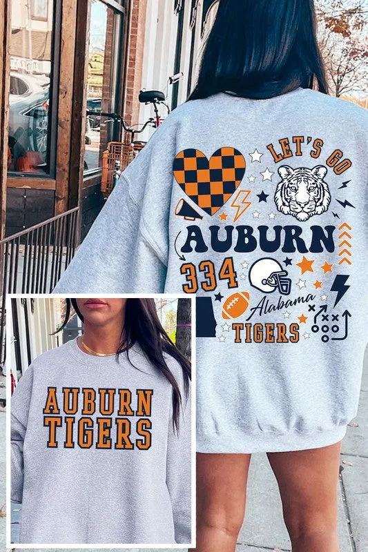 AUBURN TIGERS UNISEX FLEECE SWEATSHIRT