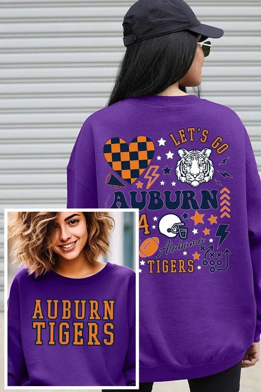 AUBURN TIGERS UNISEX FLEECE SWEATSHIRT