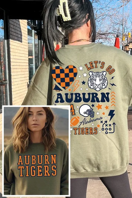 AUBURN TIGERS UNISEX FLEECE SWEATSHIRT