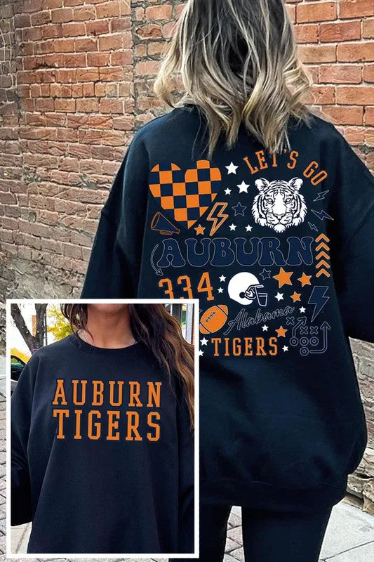 AUBURN TIGERS UNISEX FLEECE SWEATSHIRT