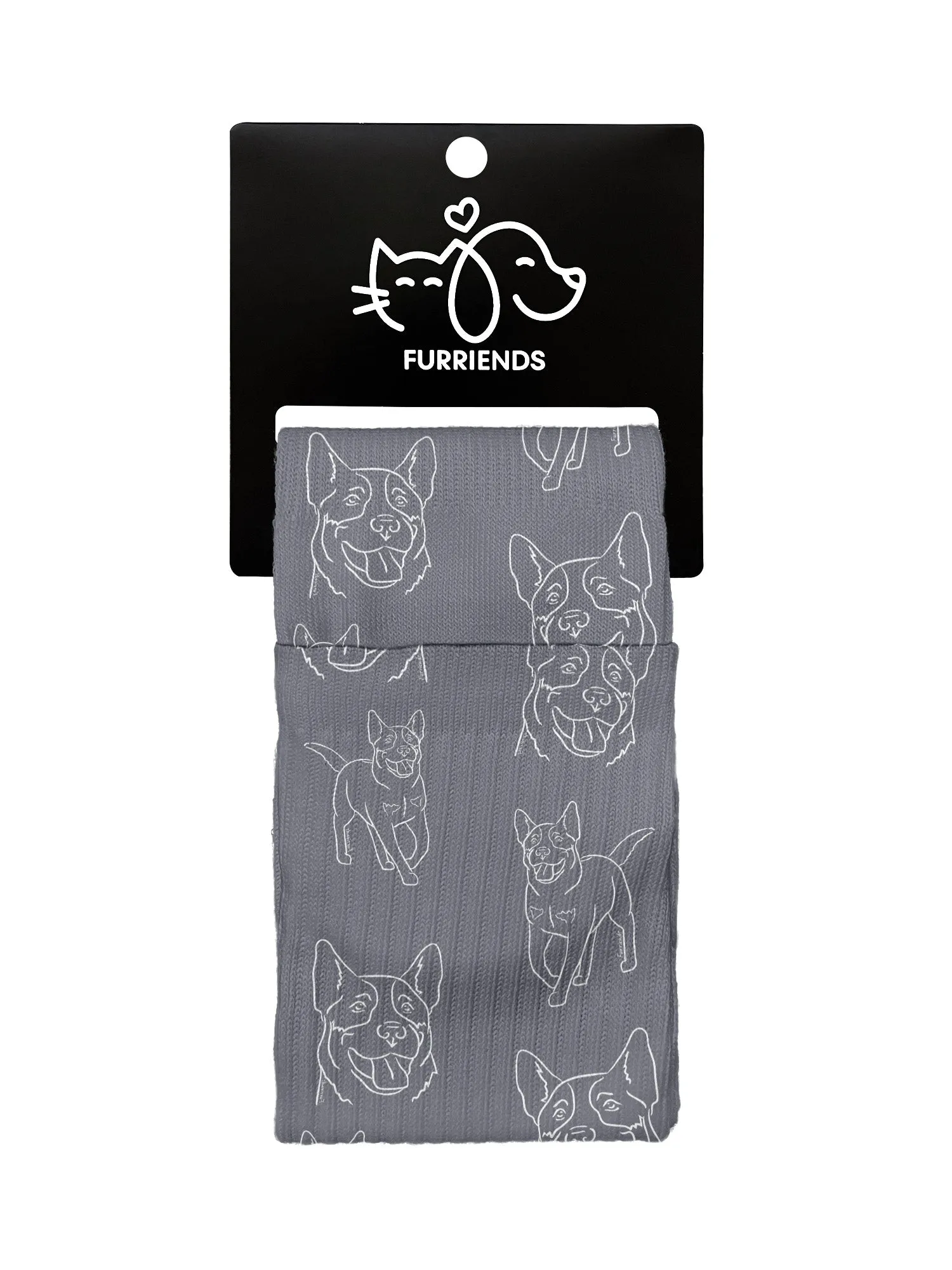 Australian Cattle Dog Crew Socks