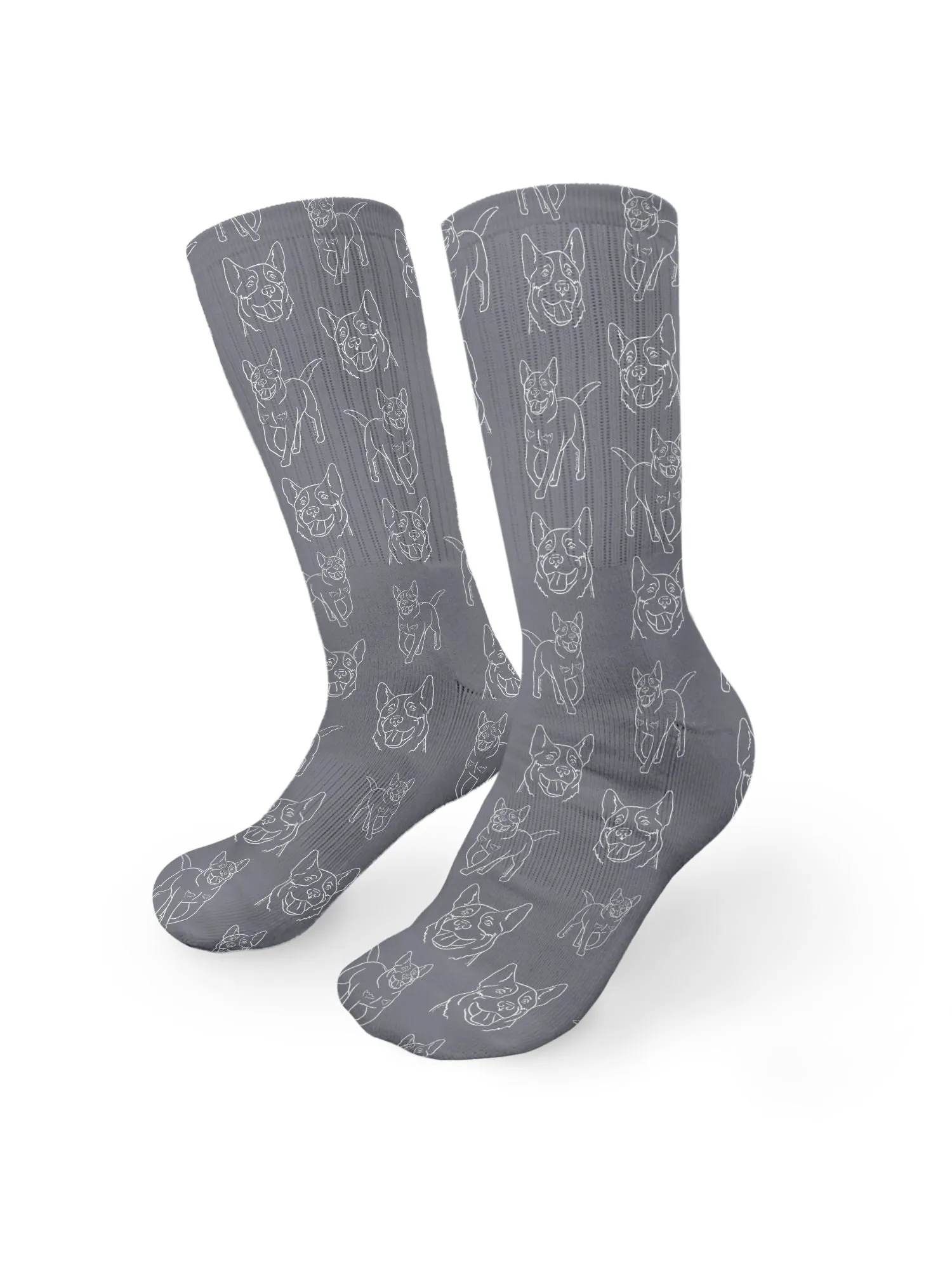 Australian Cattle Dog Crew Socks