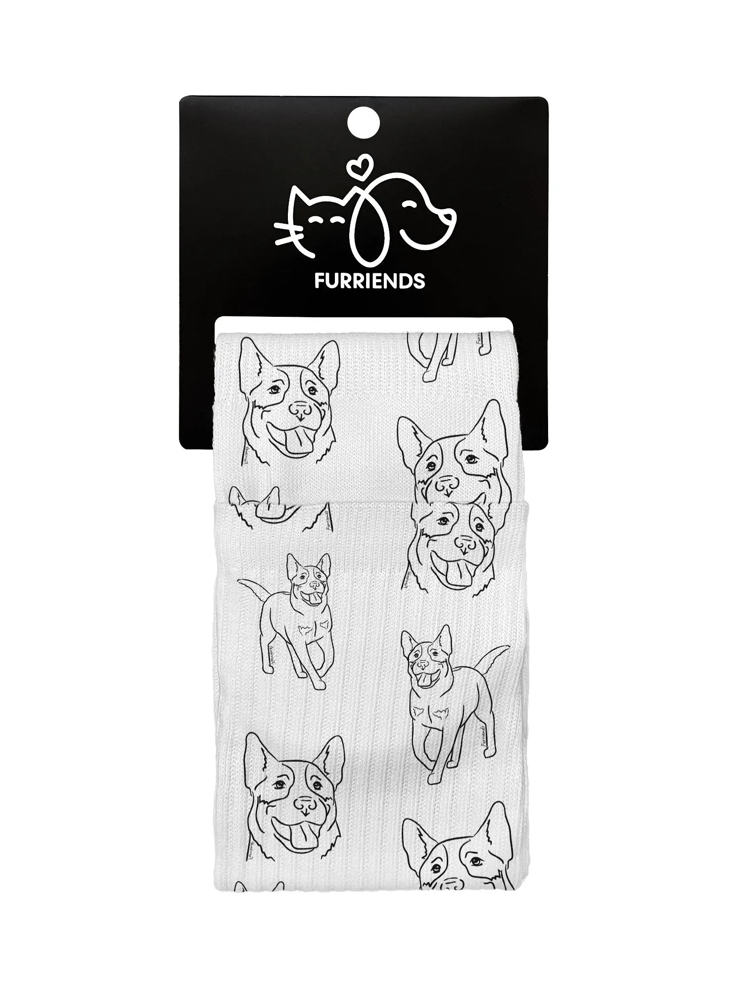 Australian Cattle Dog Crew Socks