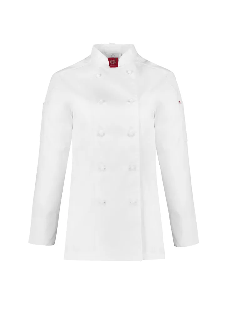 Biz Collection Womens Al Dente L/S Chef Jacket-(CH230LL)