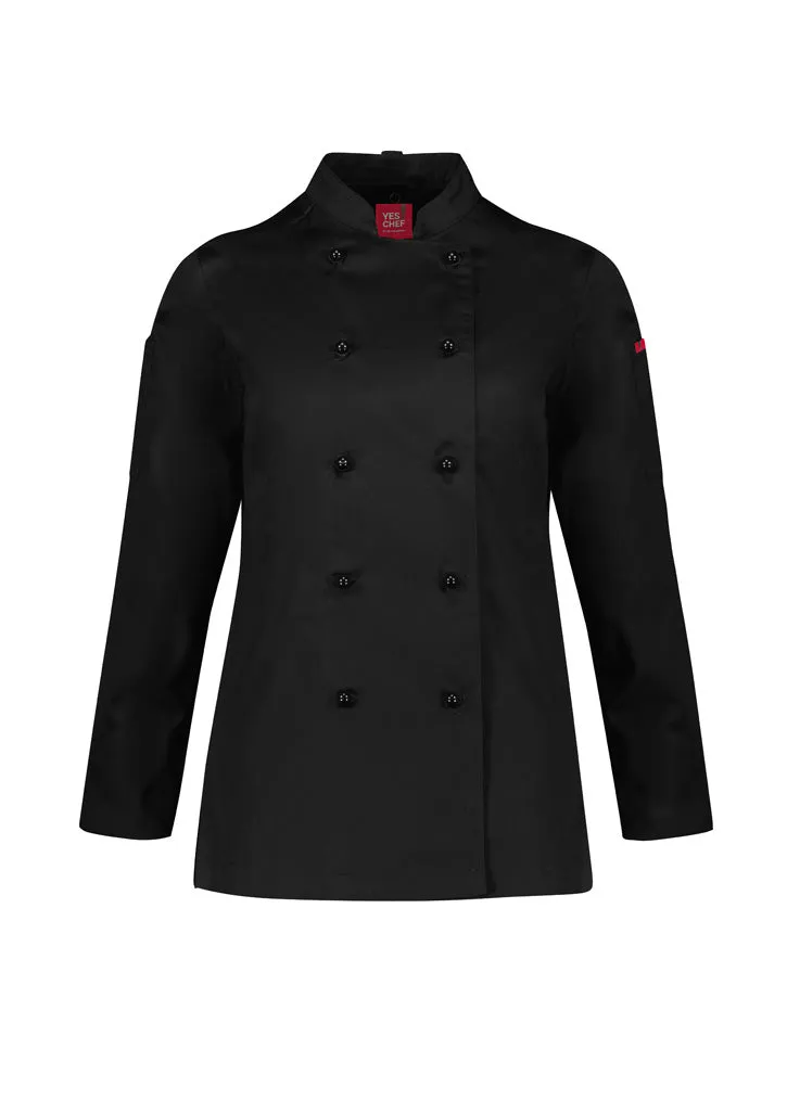 Biz Collection Womens Al Dente L/S Chef Jacket-(CH230LL)