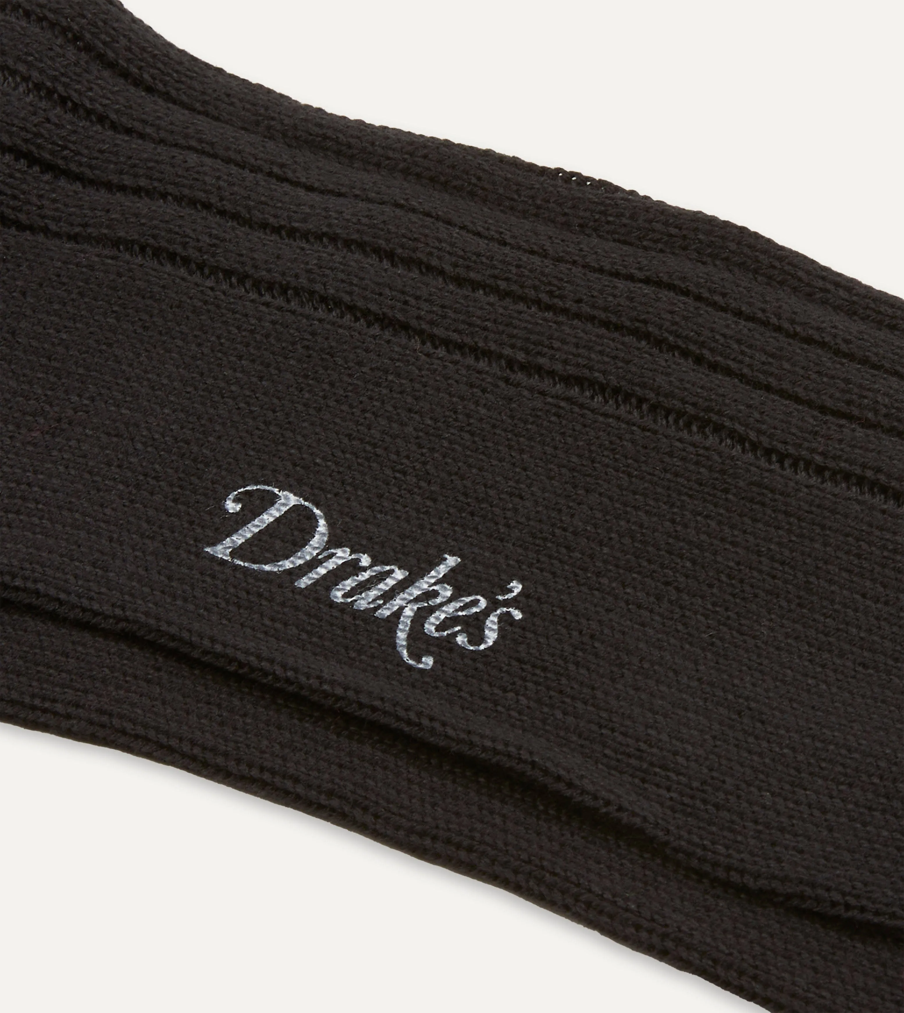 Black Cotton Sports Socks