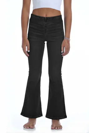 Black Flare Woodstock Jeans