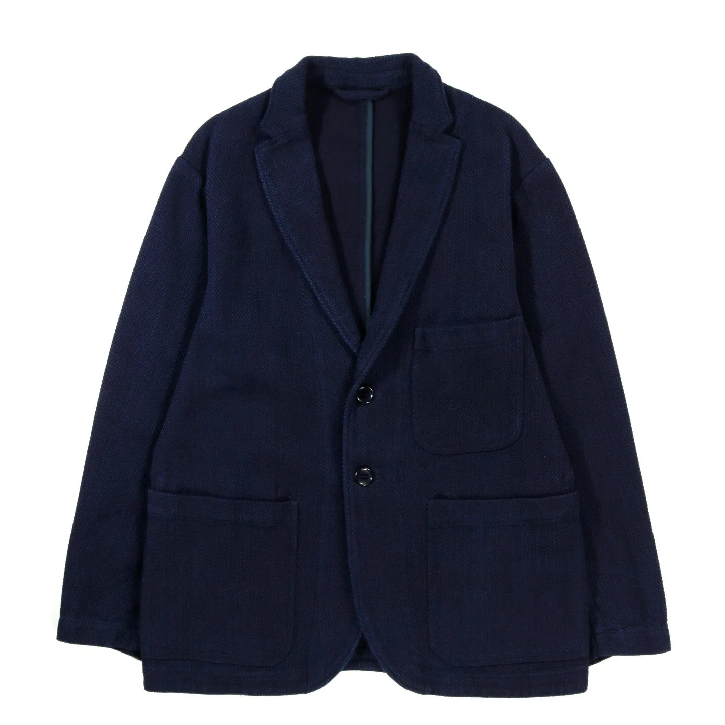 BLUE BLUE JAPAN PURE INDIGO LIGHT 'SASHIKO' 2B JACKET