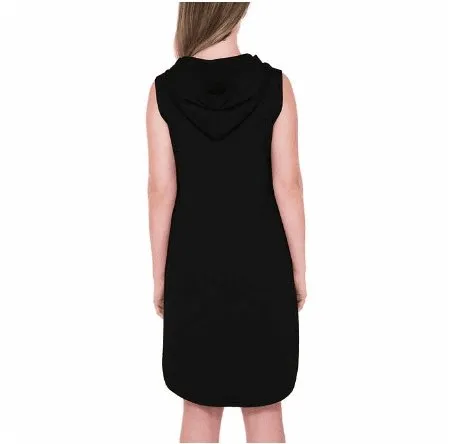 Bobeau Women's Hooded Sleeveless Dress