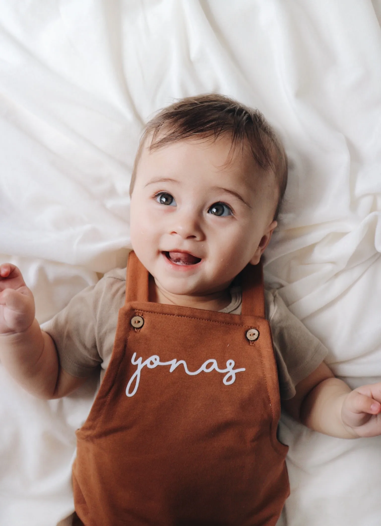 Caramel PERSONALISED Dungarees