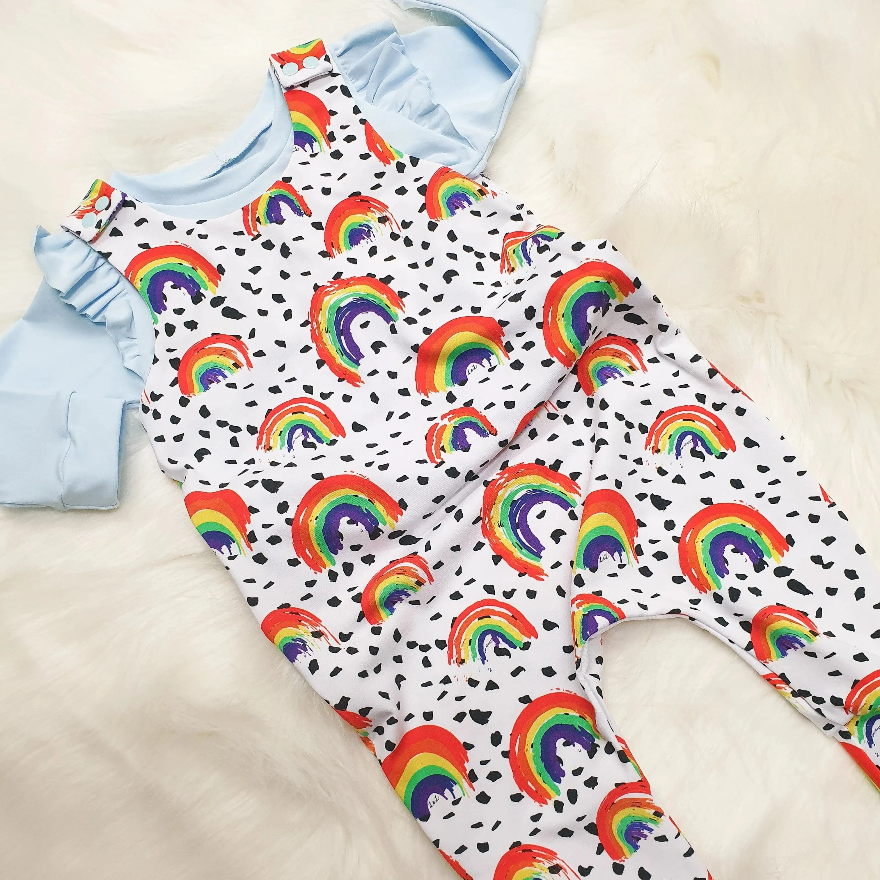 Child & Toddler Dungarees | Organic Rainbows