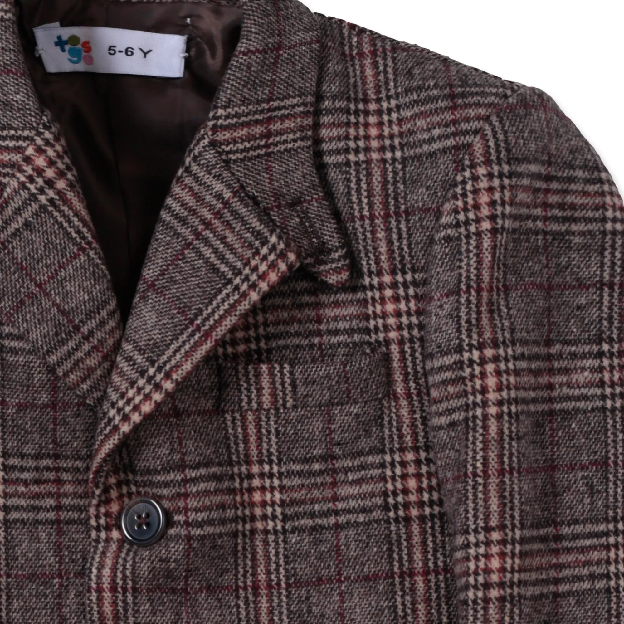 Classic Brown Check Blazer