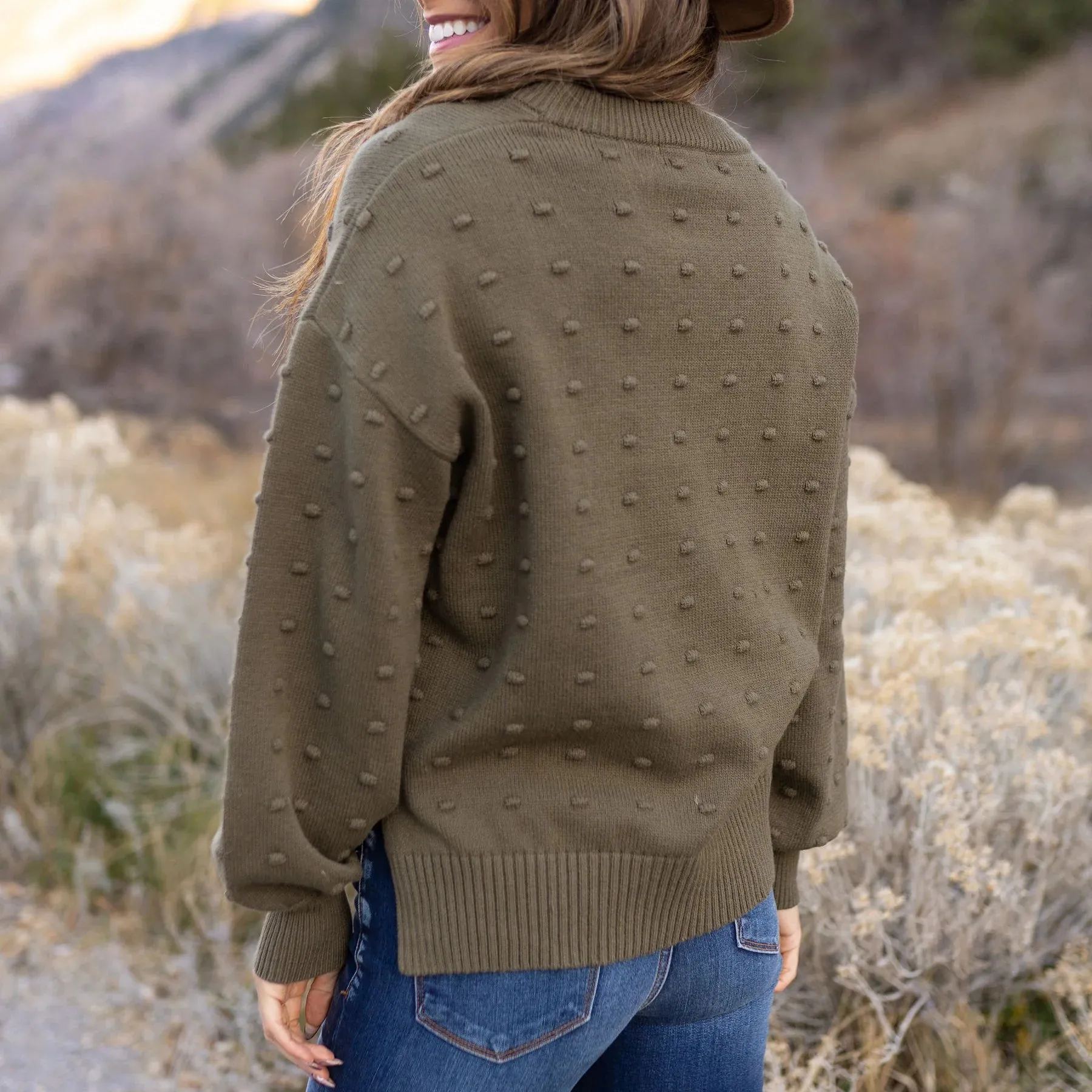 Dreaming of Tomorrow Sweater - Olive