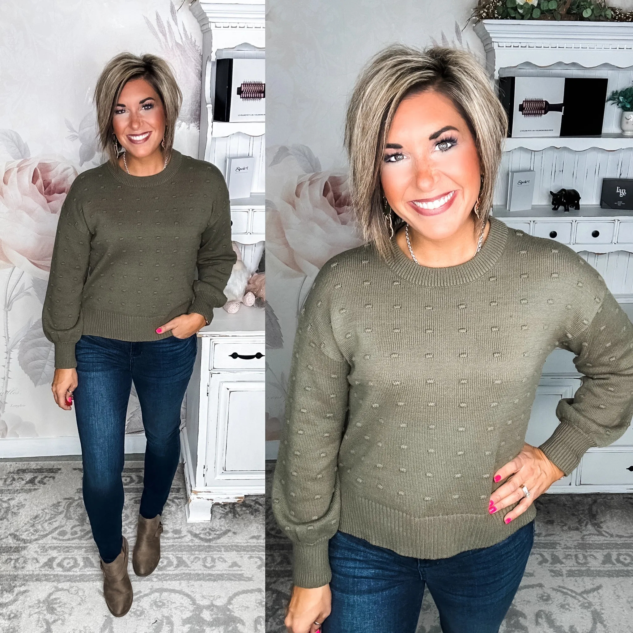 Dreaming of Tomorrow Sweater - Olive