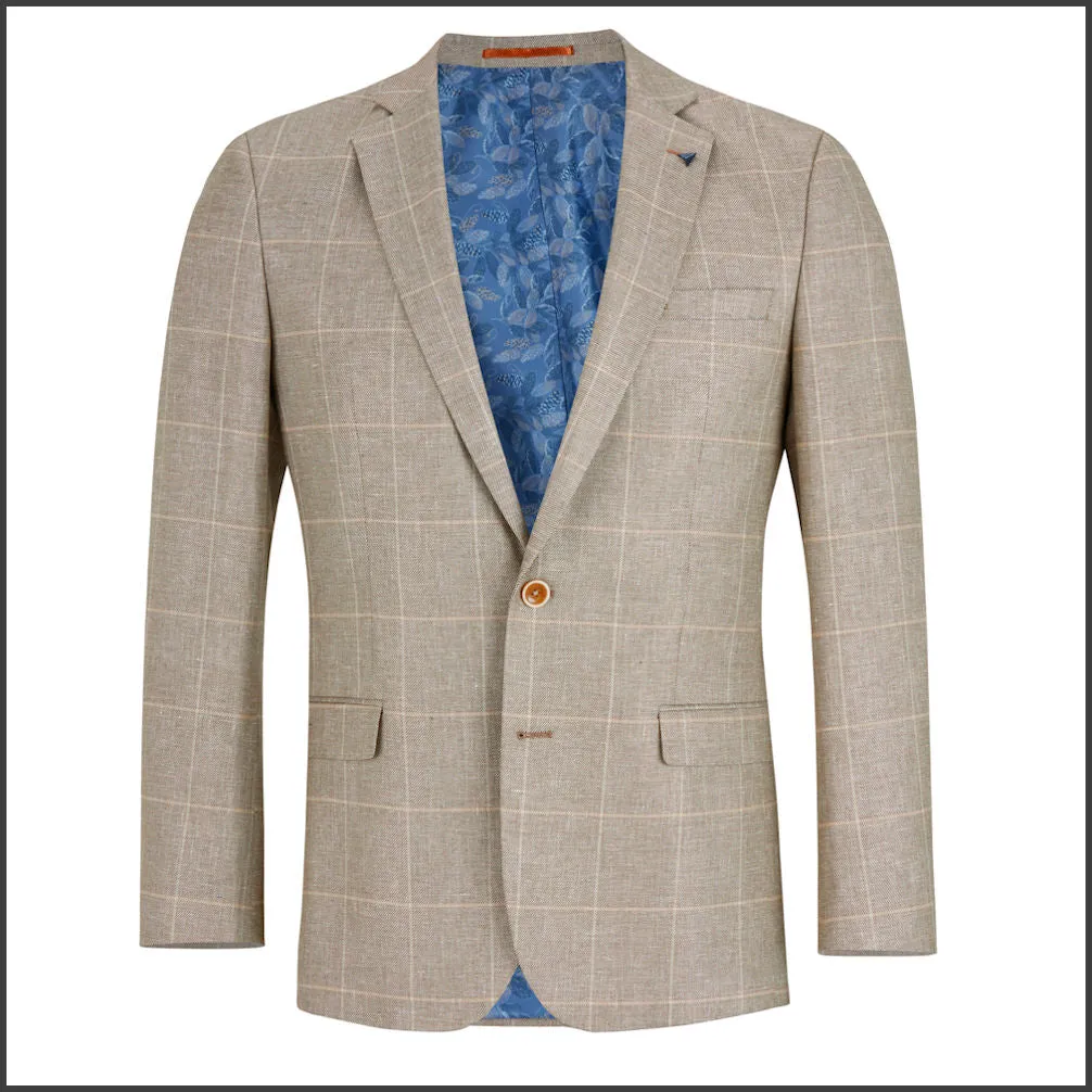 Drifter Beige Check Cruise Jacket