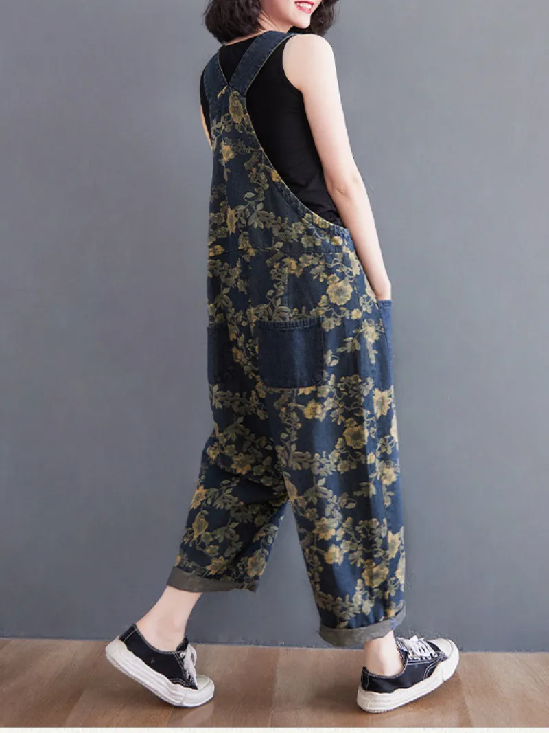 Elevate Your Style with Women's Printed Designer Dungarees