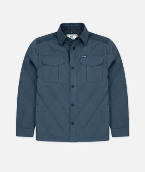 F21 The Dogwood Quilted Jacket - Indigo