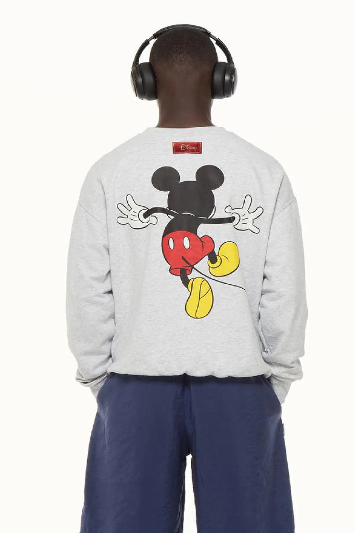 Family First Disney Mouse Crewneck - Grey