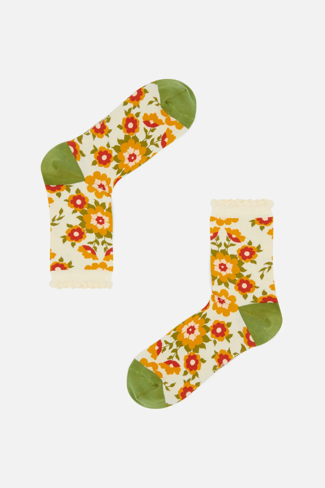 Folk Floral Socks