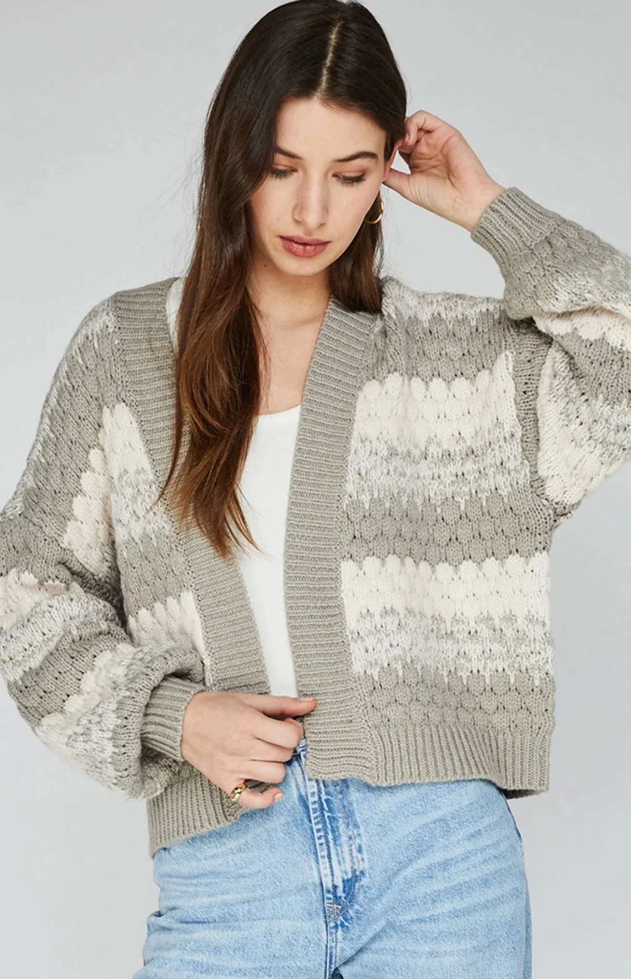 Gentle Fawn Cosmo Cardigan | Sand   Pistachio