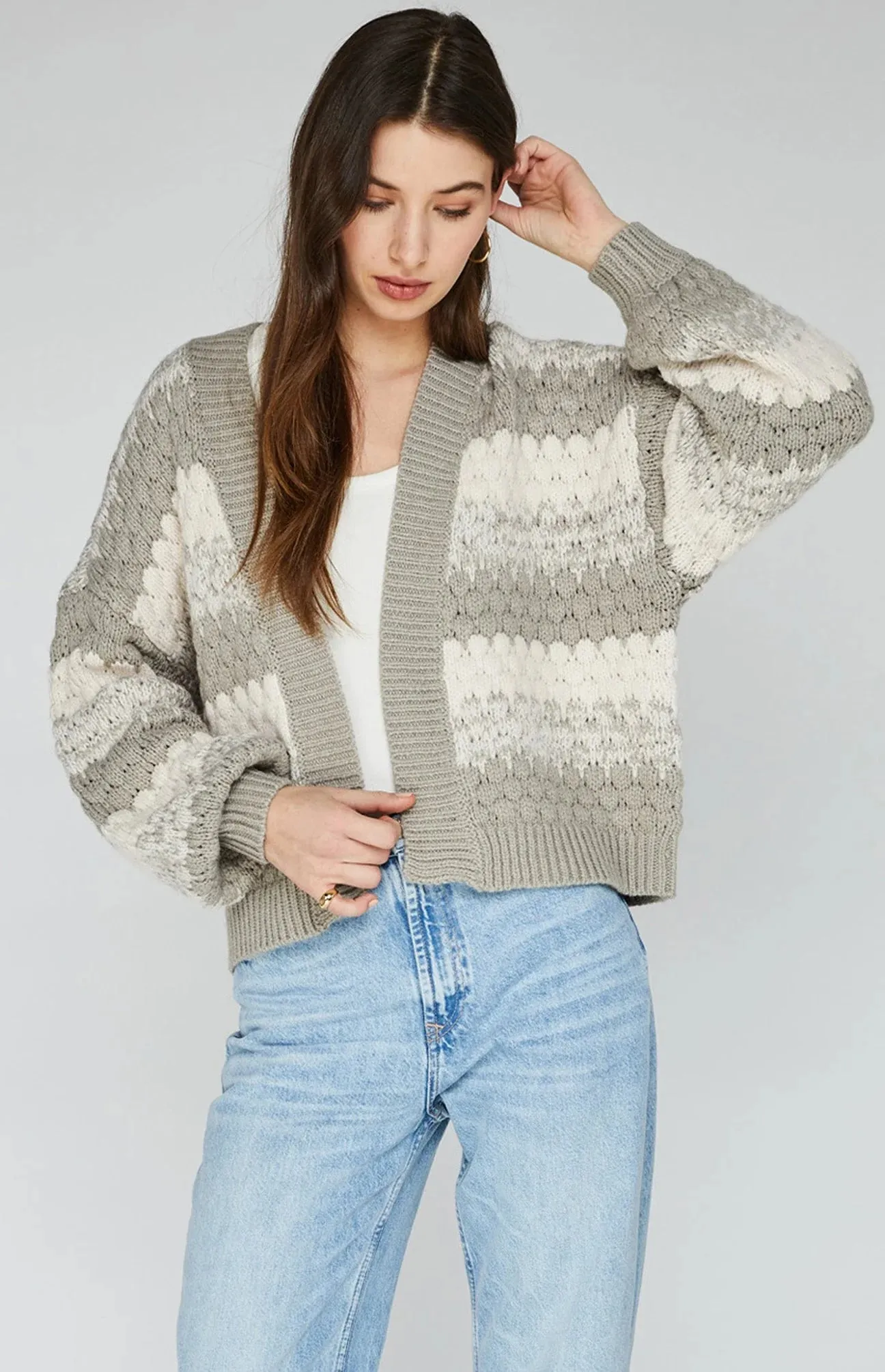 Gentle Fawn Cosmo Cardigan | Sand   Pistachio