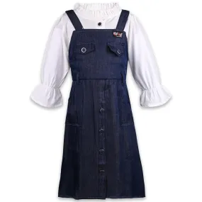 Girls Dungaree Set