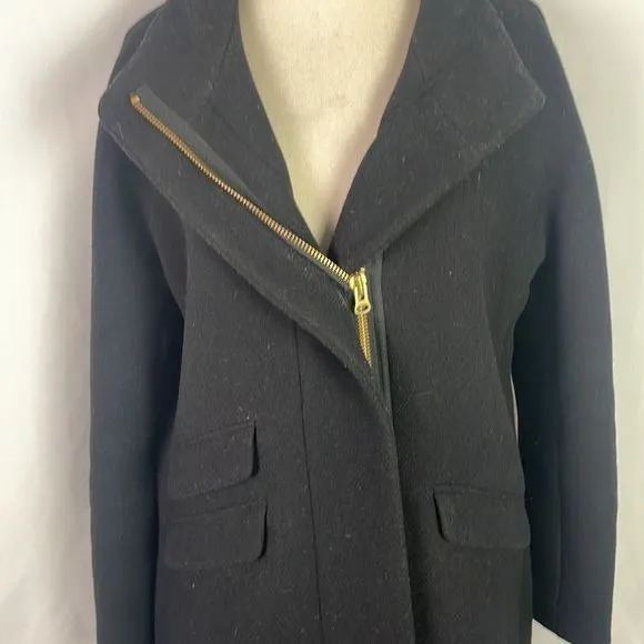 JCrewNello Gori Wool 3/4 High Neck Jacket