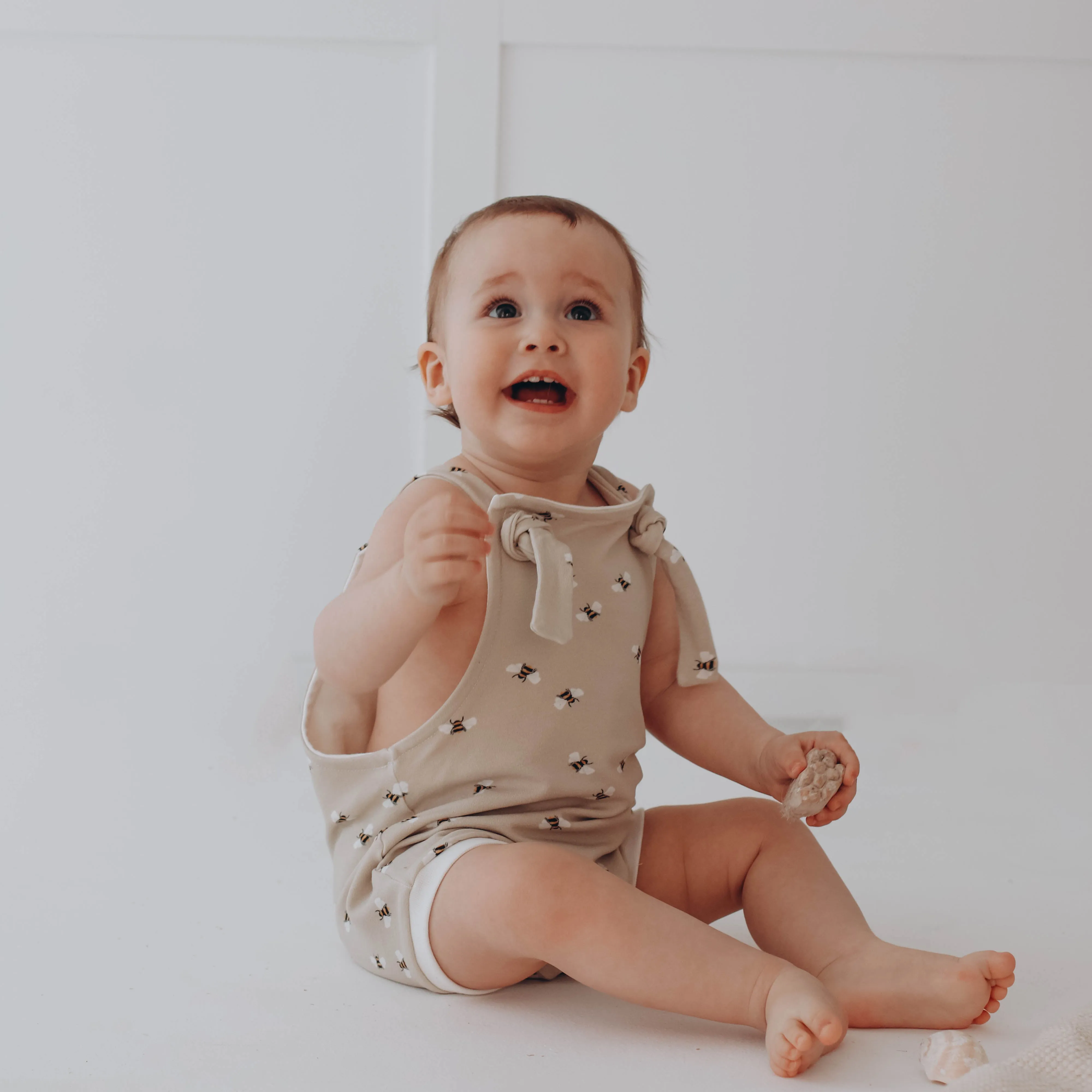 Little Bees  bummie romper