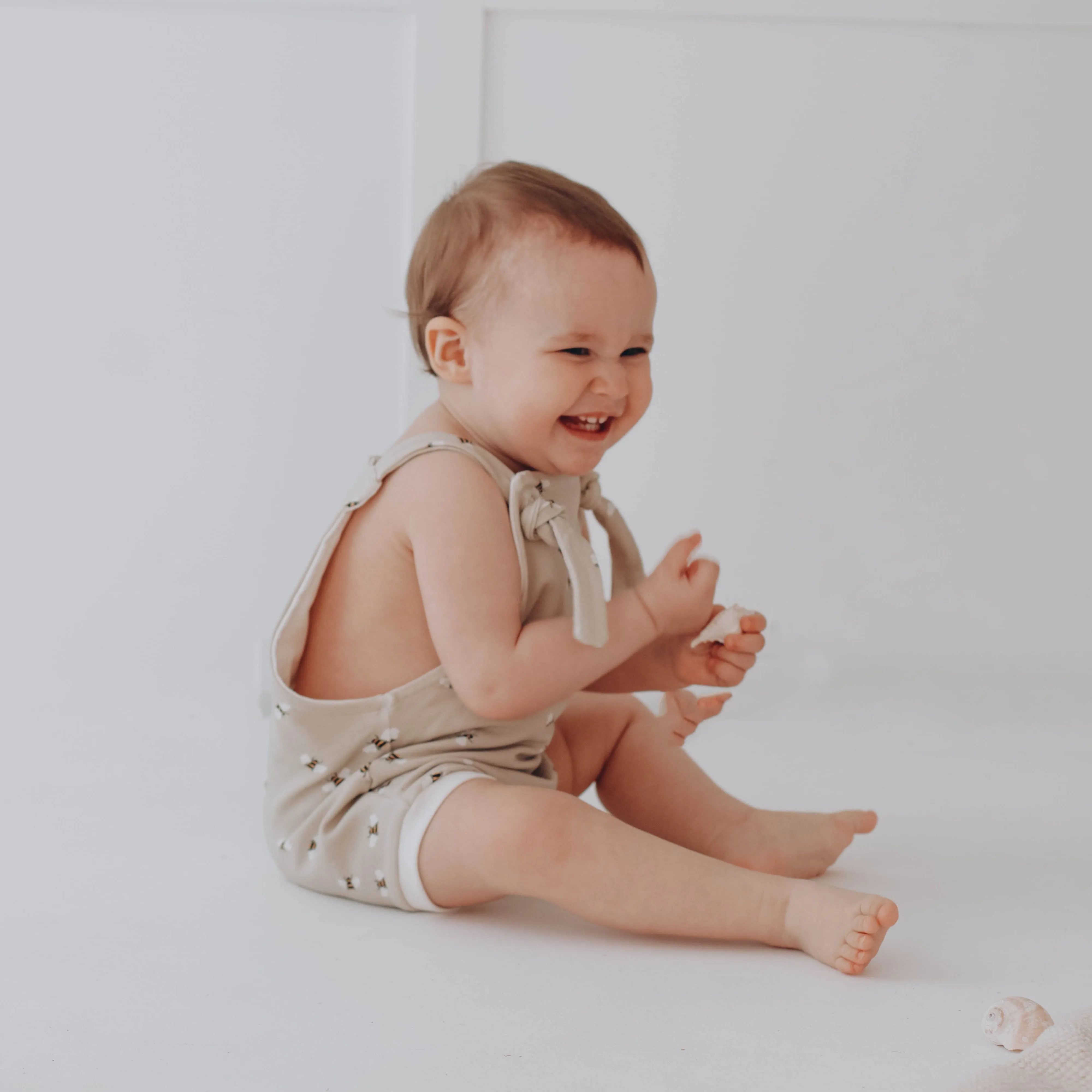 Little Bees  bummie romper