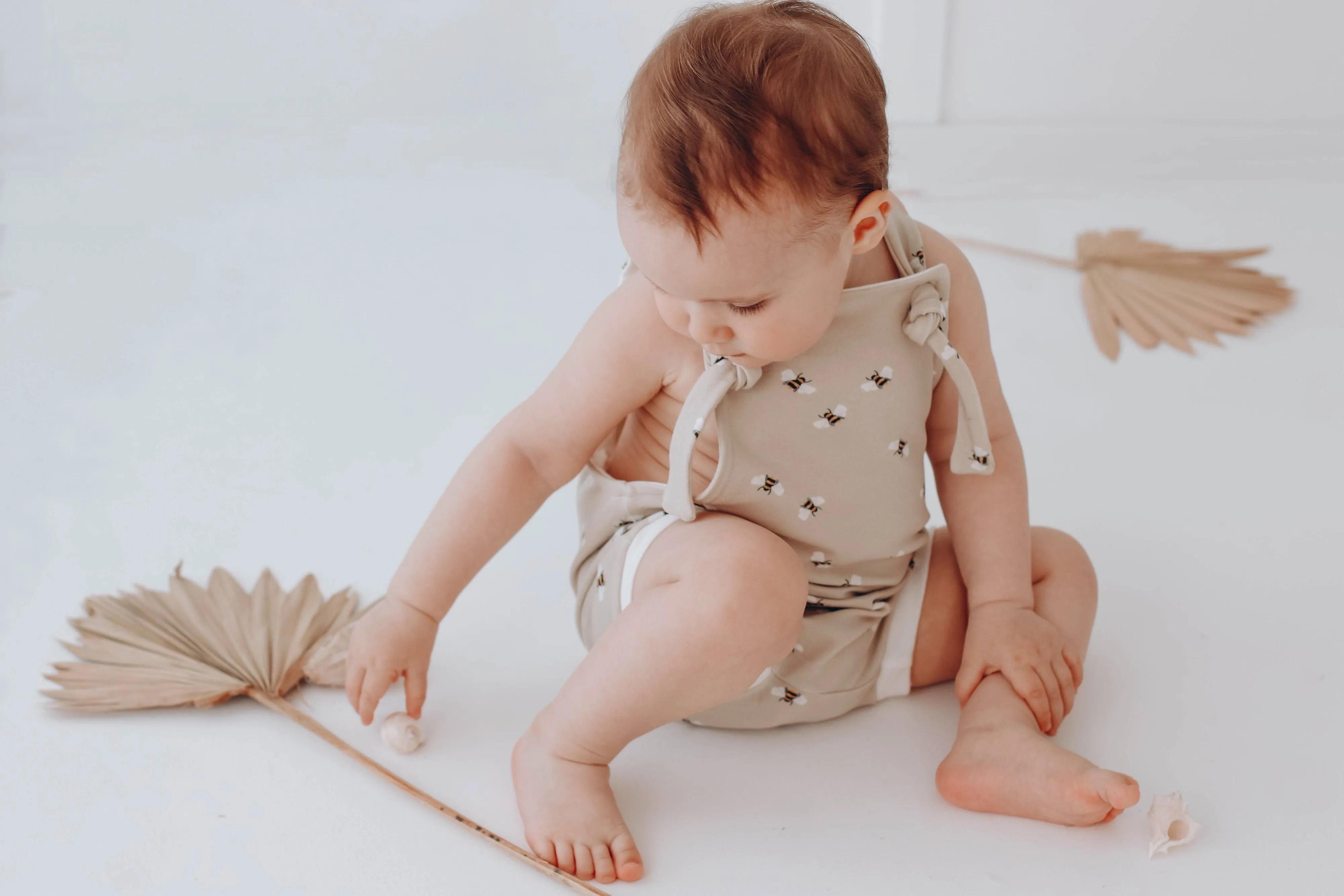 Little Bees  bummie romper