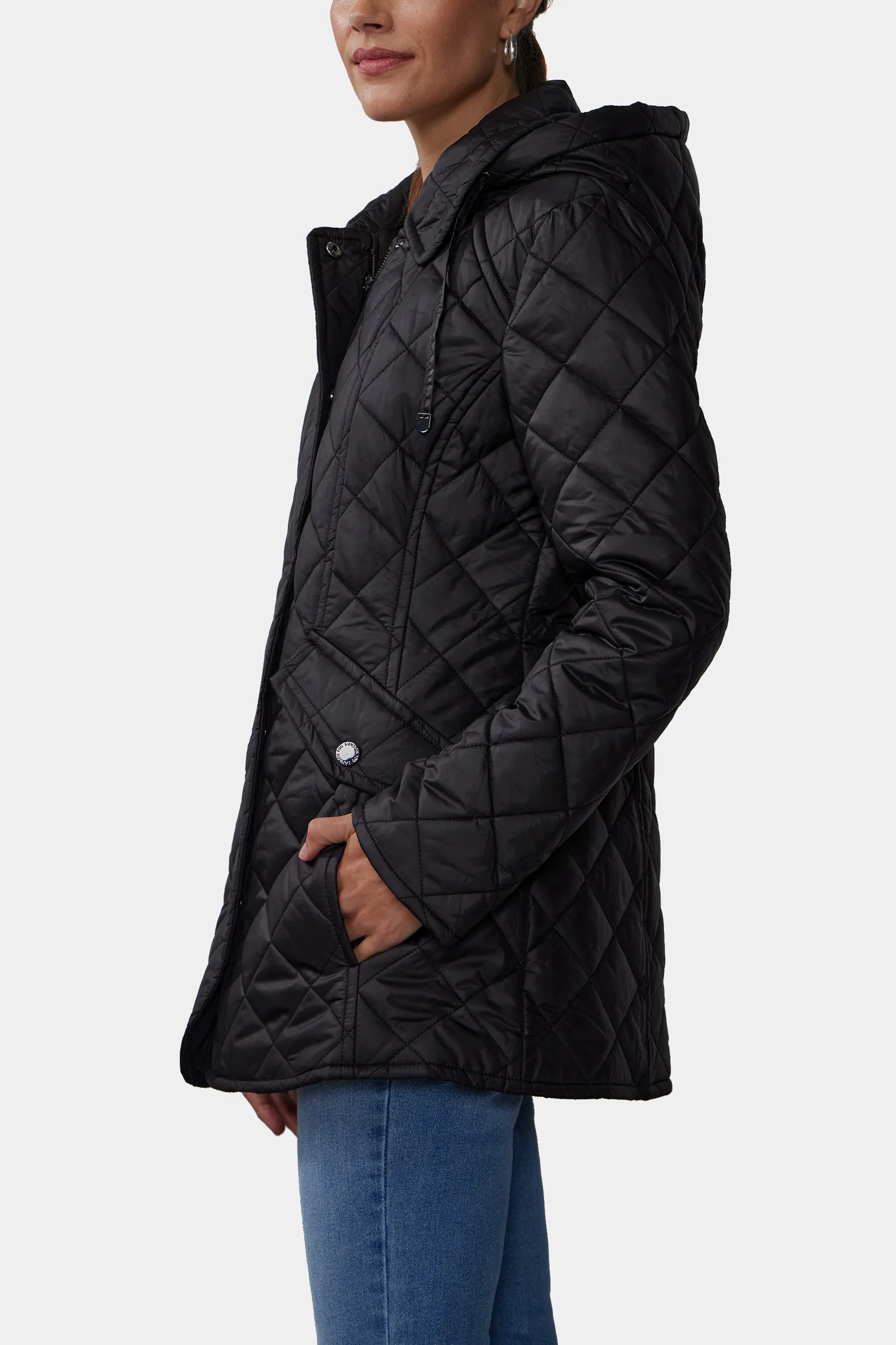 Long Sleeve Quilted Jacket