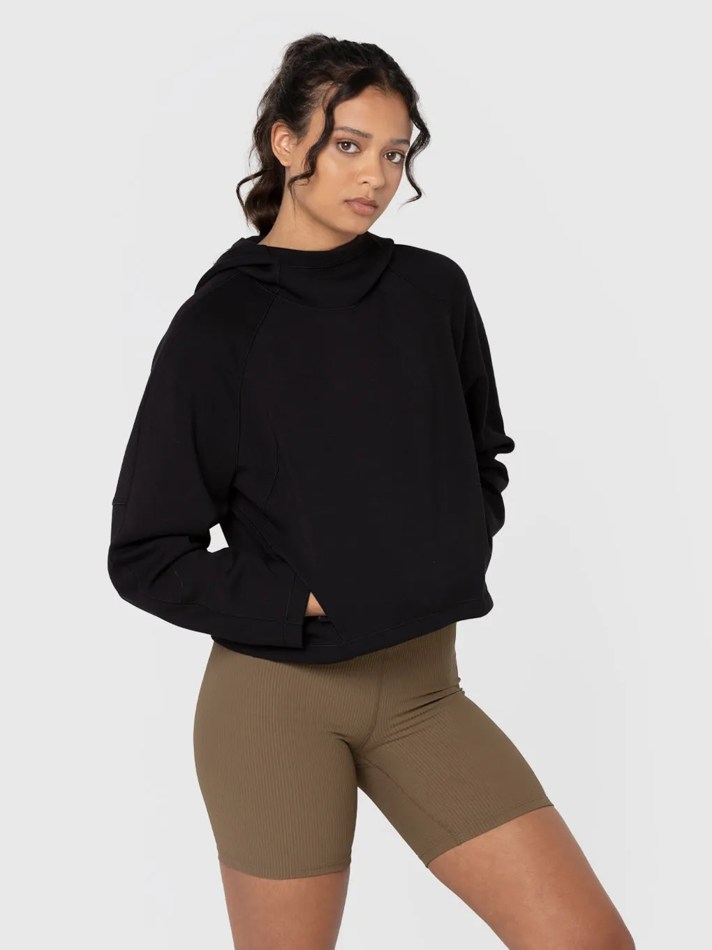 LULULEMON X BARRY'S BLK AIRWRAP HOODIE