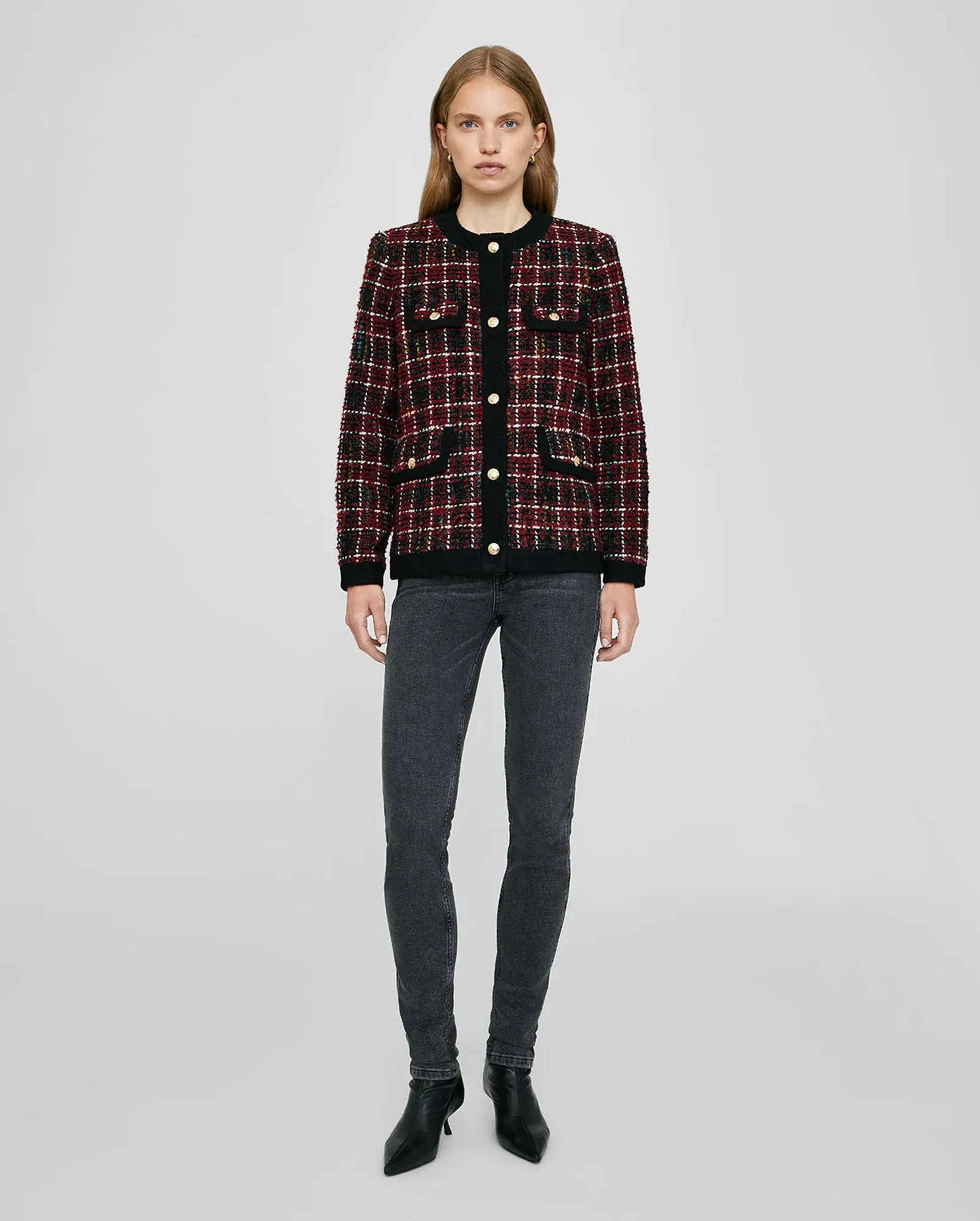 LYDIA JACKET / CHERRY PLAID