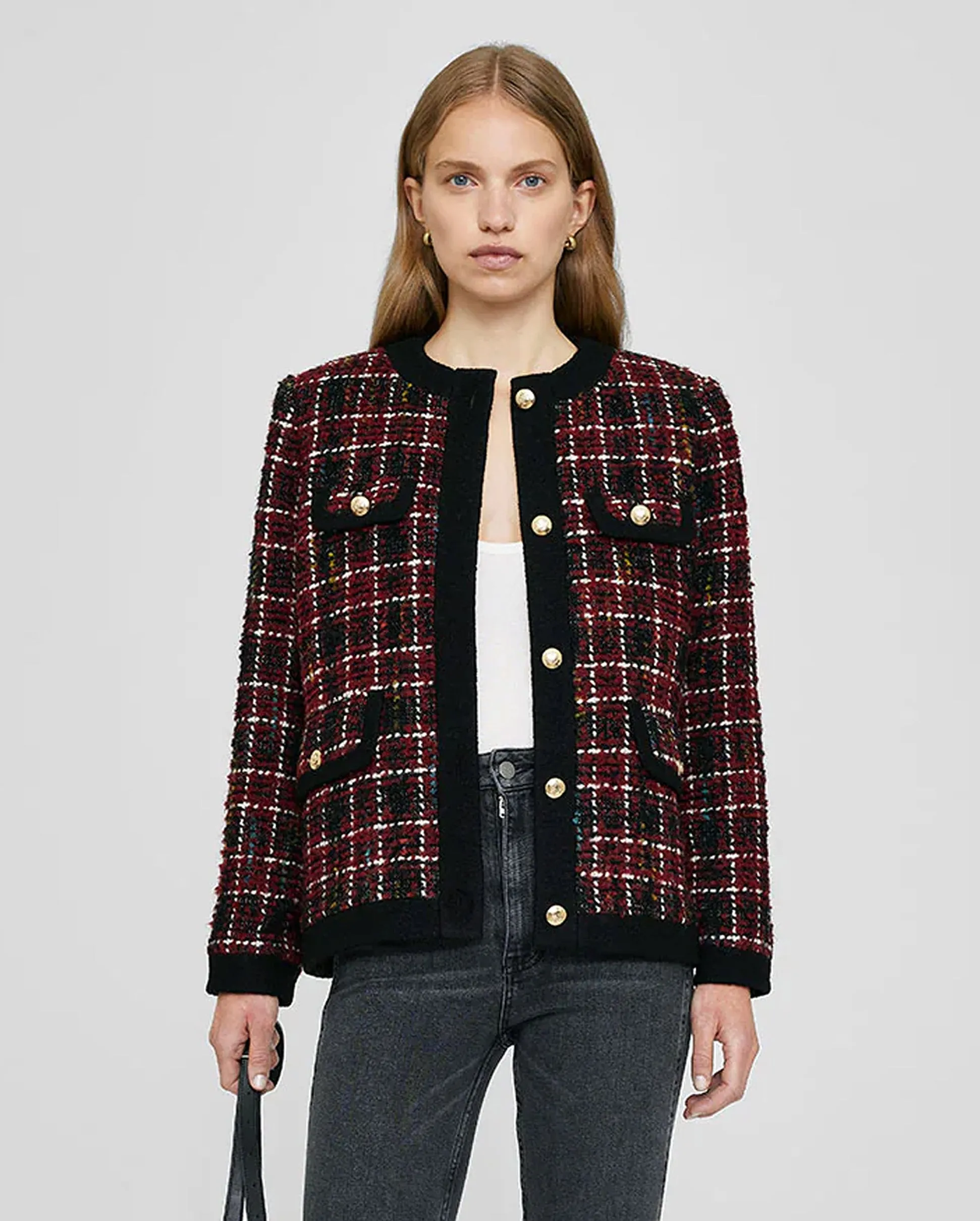 LYDIA JACKET / CHERRY PLAID