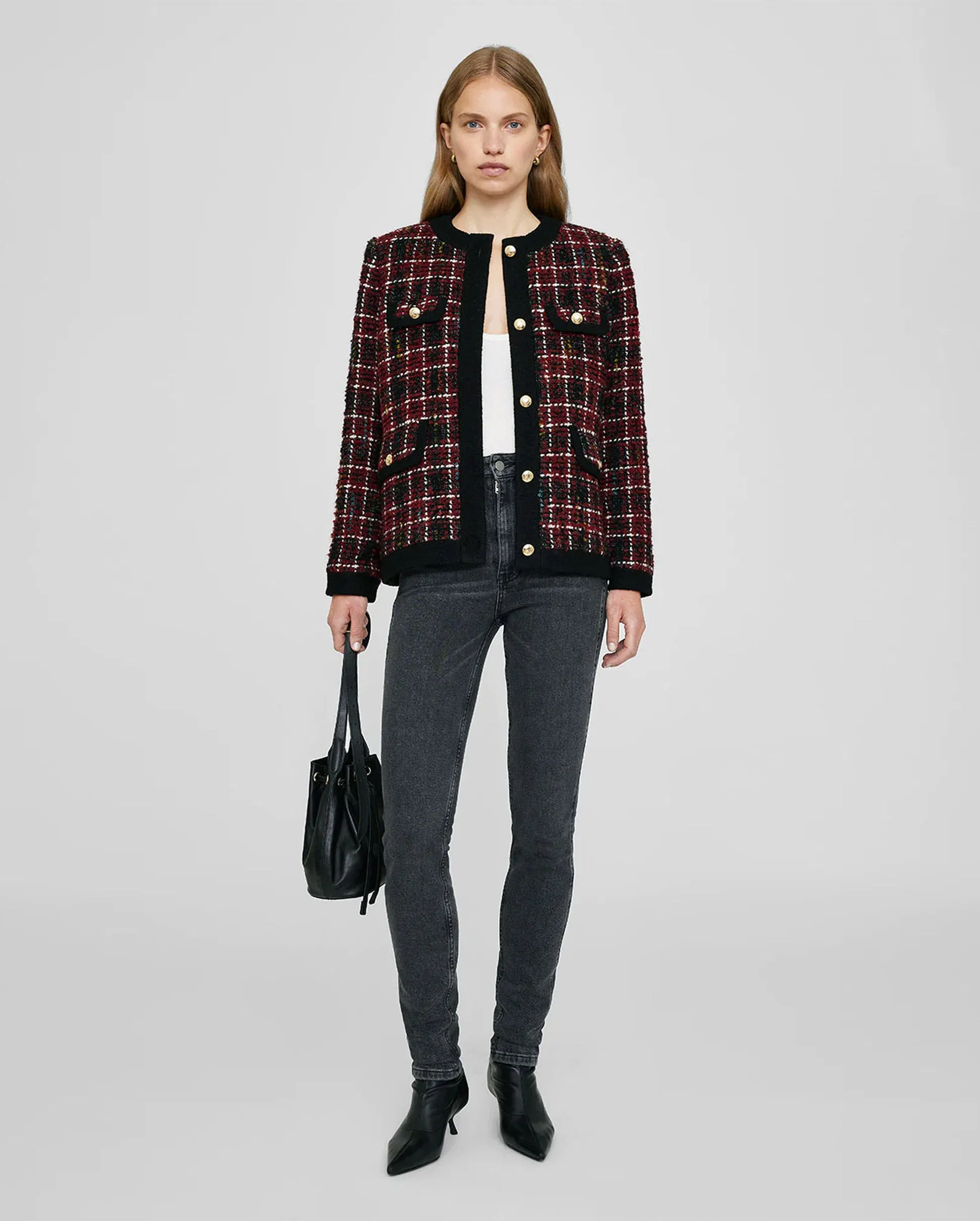 LYDIA JACKET / CHERRY PLAID