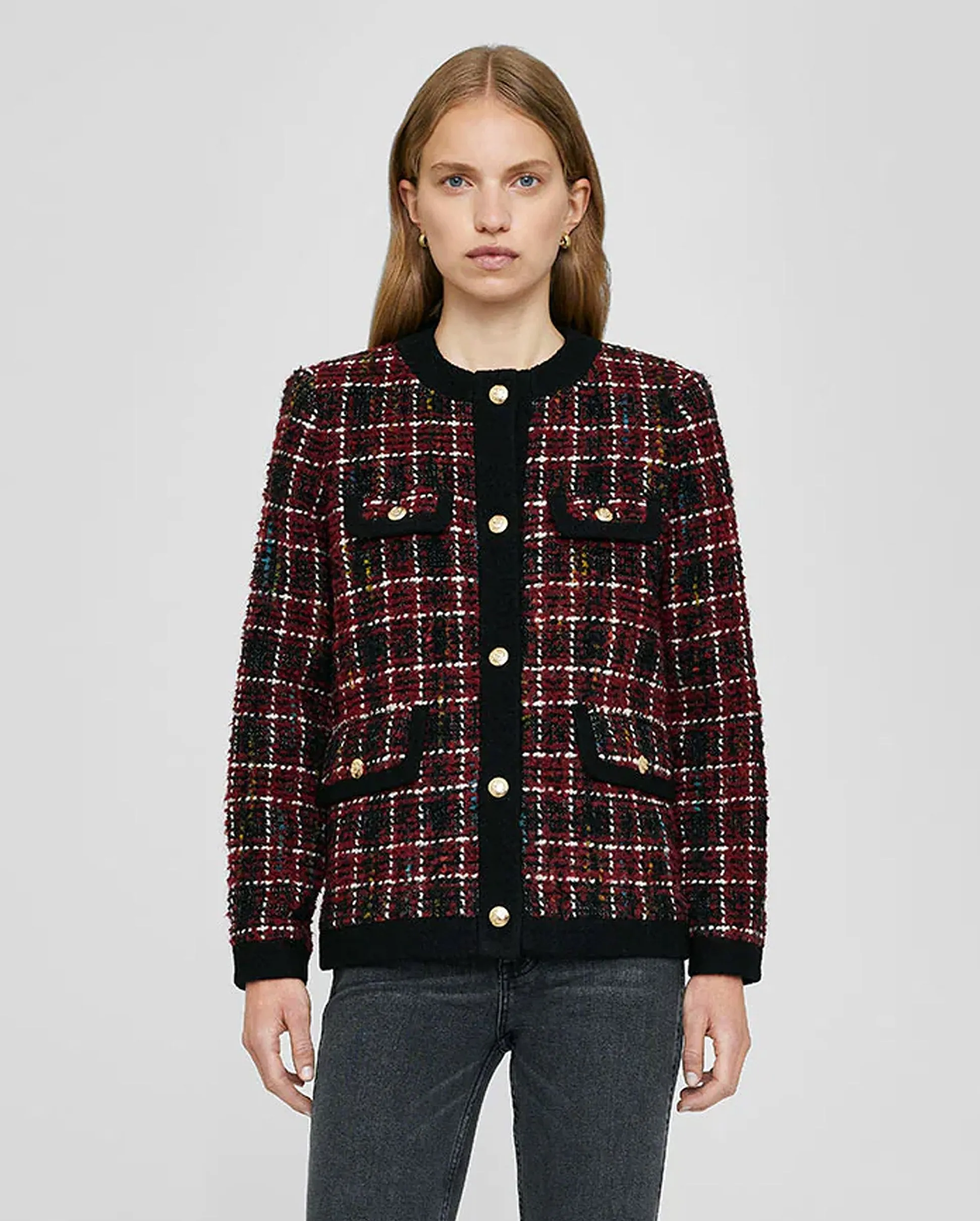 LYDIA JACKET / CHERRY PLAID