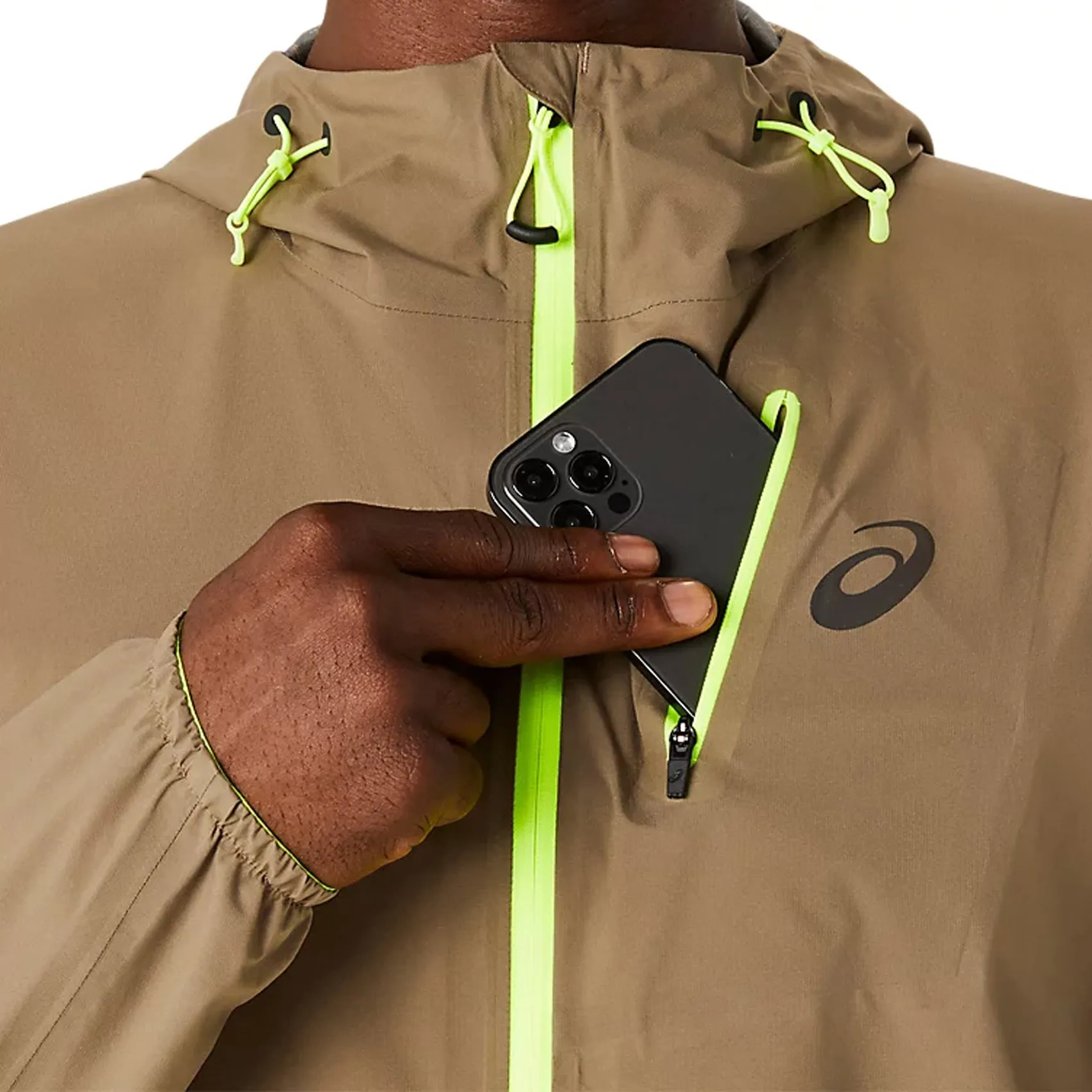 Mens ASICS FujiTrail Waterproof Jacket