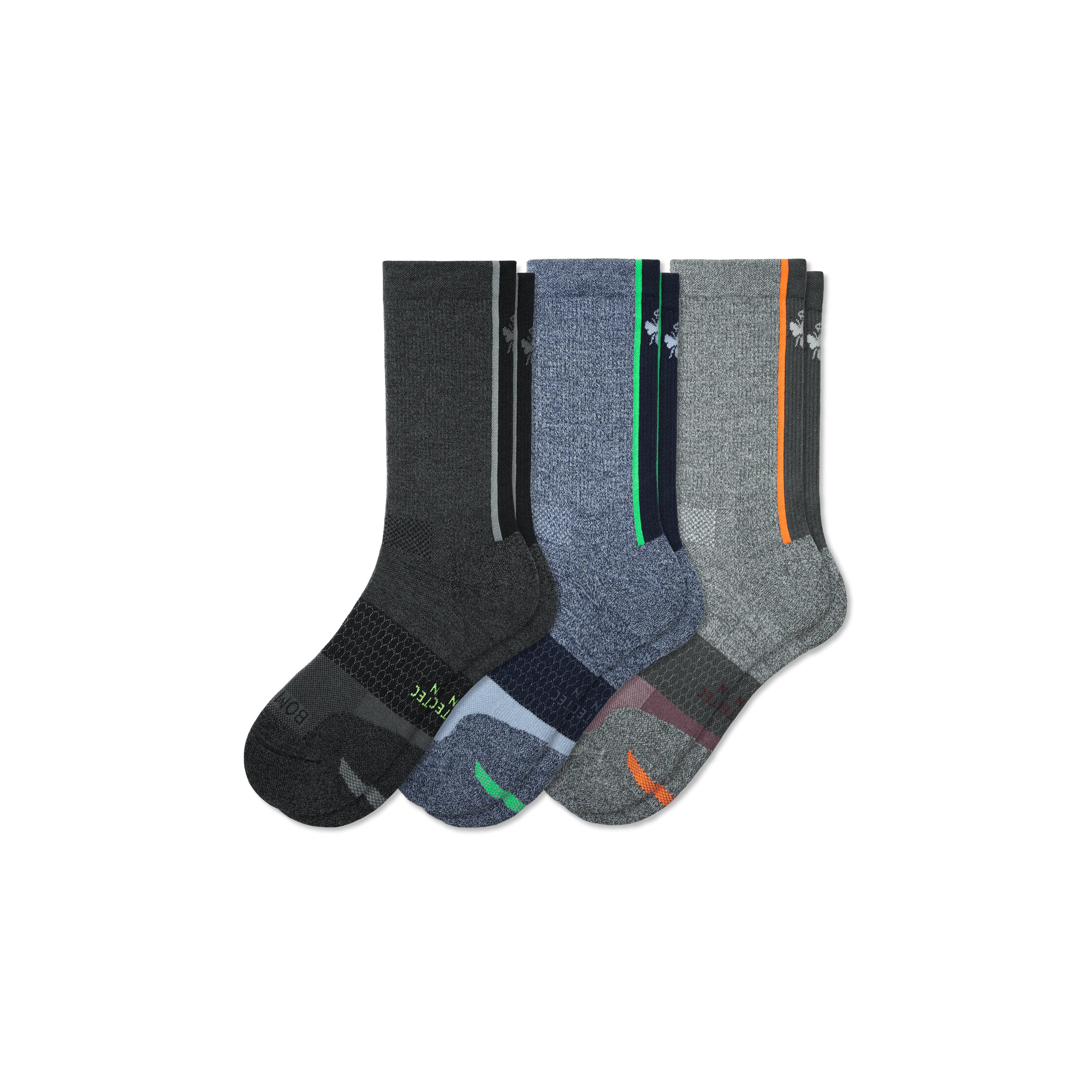 Men's Running Calf Sock 3-Pack