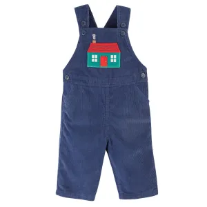 Navy Blue / Winter Cottage Durgan Cord Dungarees