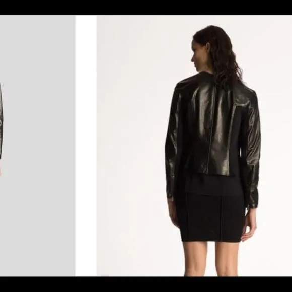 PaulaHianDenisa Lambskin Leather Jacket