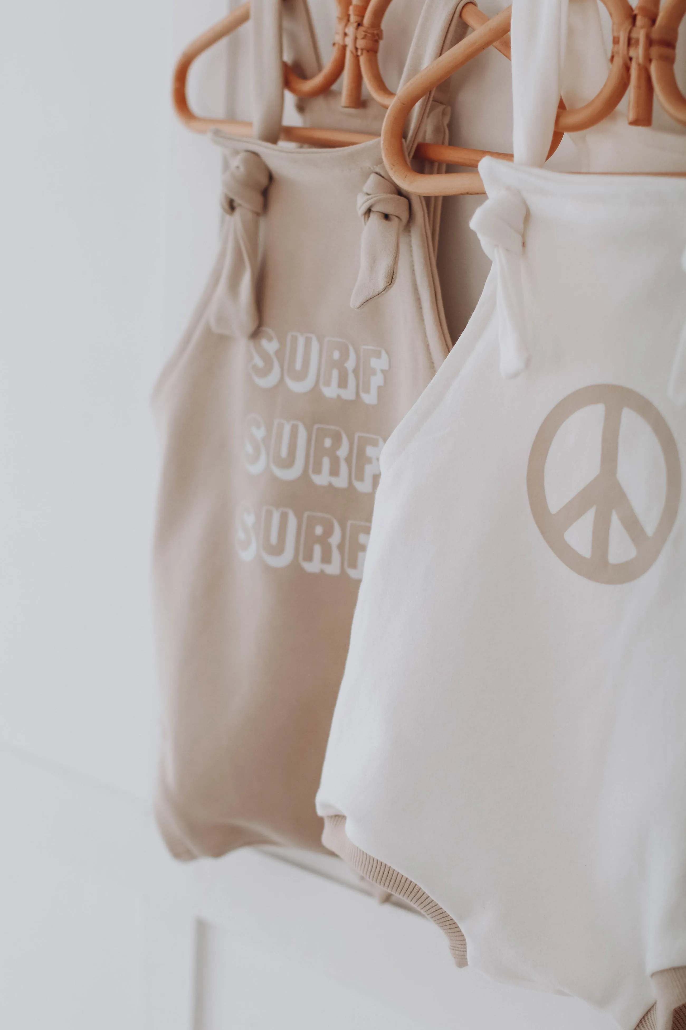 PEACE vanilla  bummie romper