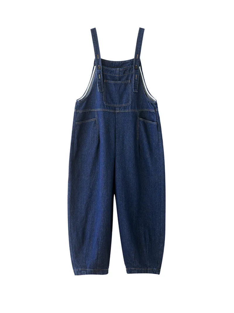 Revolt Women Super Comfy Denim High Waist Overalls