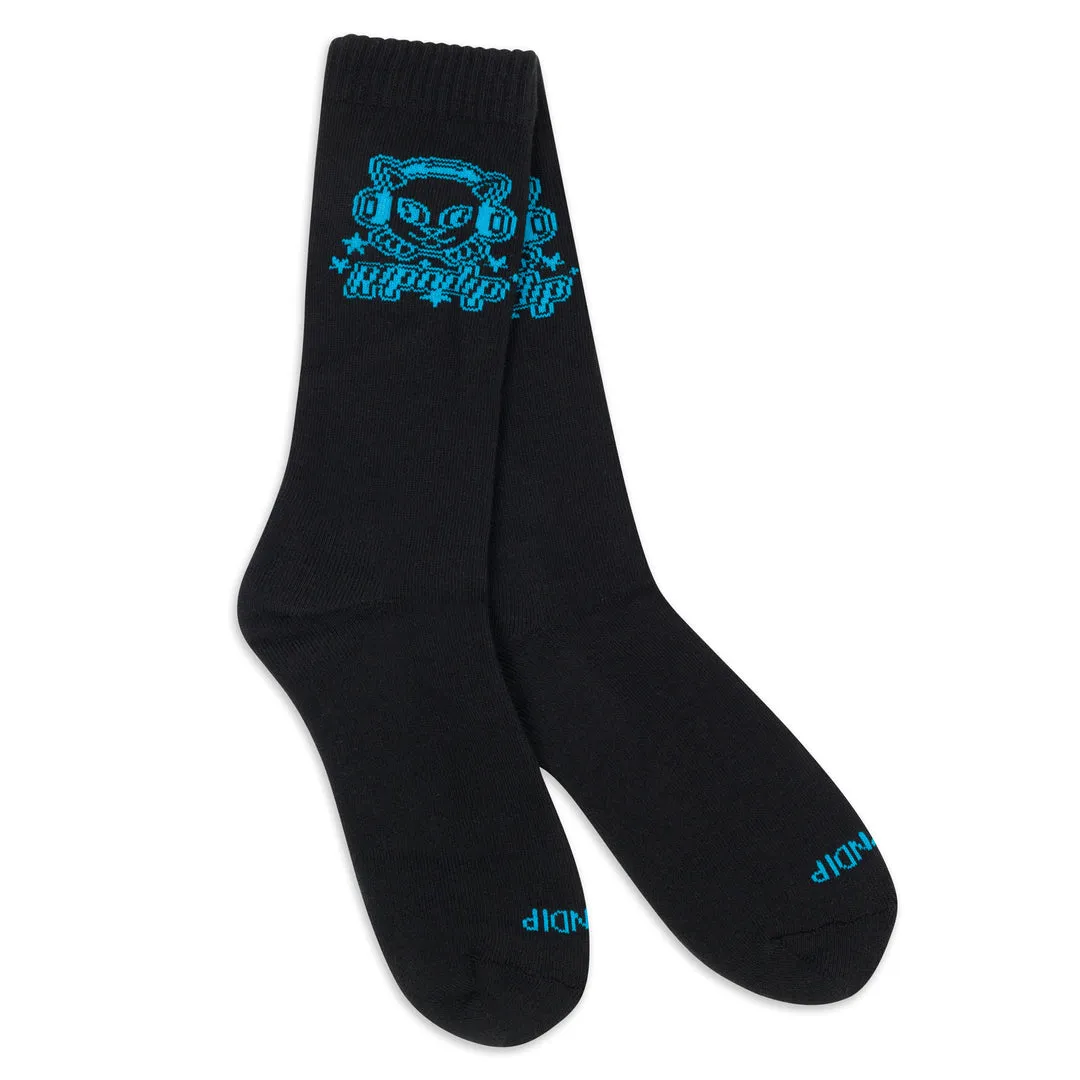 RIPNDIP KAWAII NERM SOCKS-BLACK