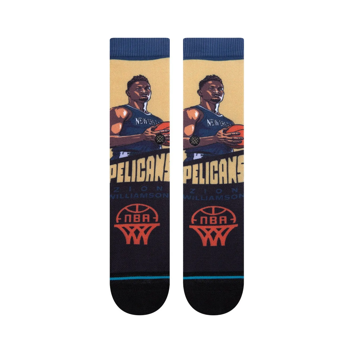 Stance x NBA "Graded Zion" Socks (Brown)