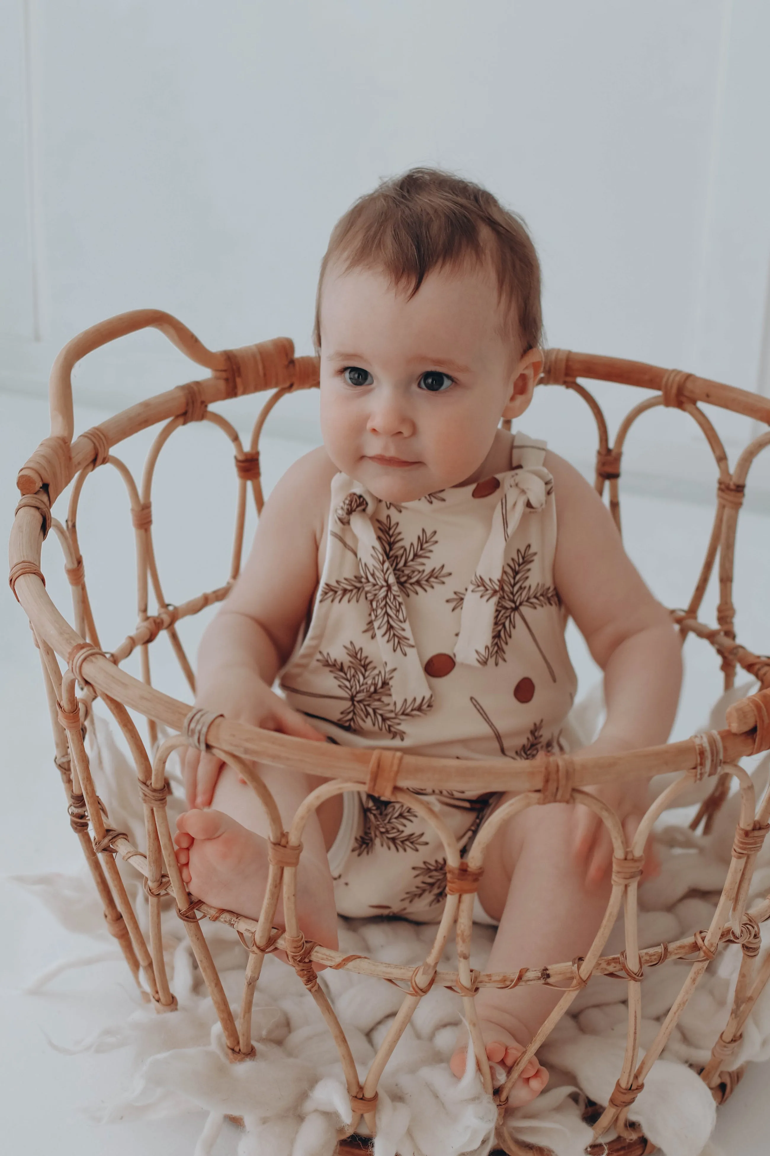 Tropical  bummie romper