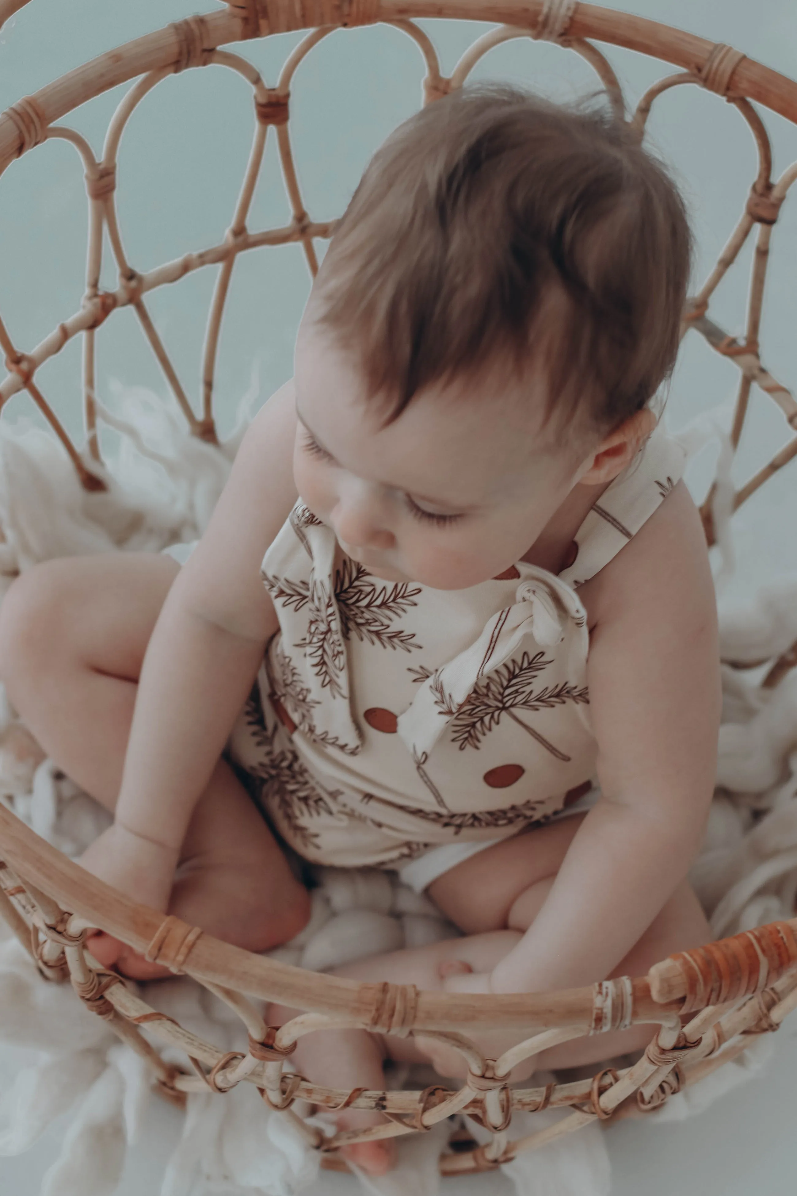 Tropical  bummie romper