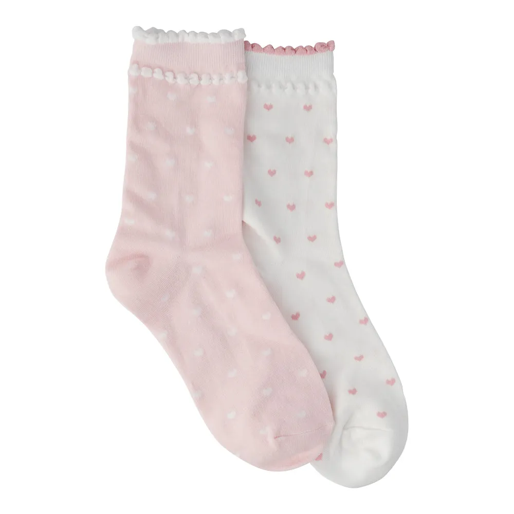 TWO PACK LIGHT FRILL SOCKS