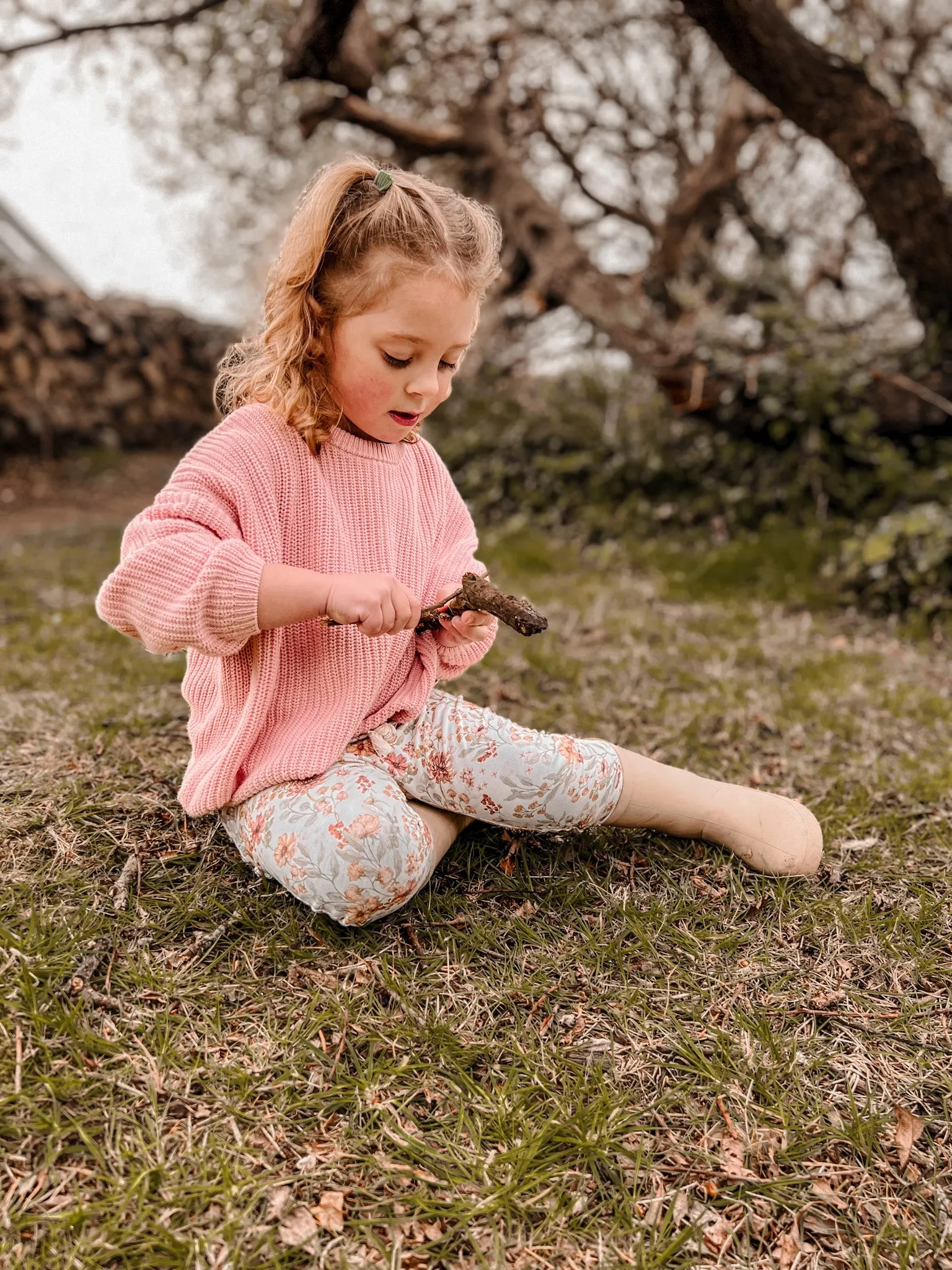 VINTAGE FLORAL Dungarees